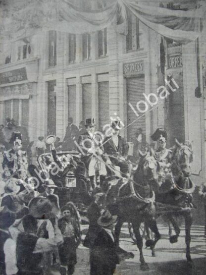 PORTADA ANTIGUA ORIGINAL  1911 FRANCISCO I MADERO DESFILE TRIUNFAL /PLT - Image 3