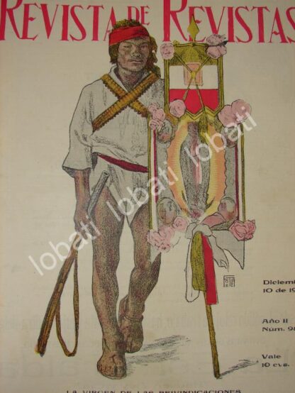 PORTADA ANTIGUA ORIGINAL  1911 INDIGENA LEVANTADO EN ARMAS /RVM - Image 2