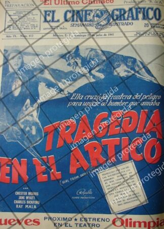 AFICHE ANTIGUO GIRL FROM GOD`S COUNTRY 1941