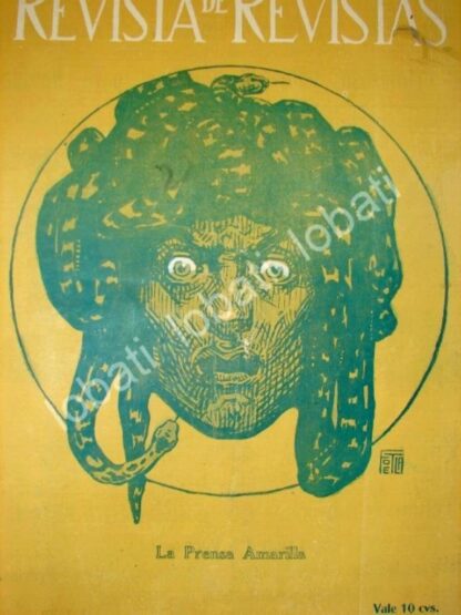 PORTADA ANTIGUA ORIGINAL  1911 MEDUSA. LA PRENSA AMARILLISTA - Image 2