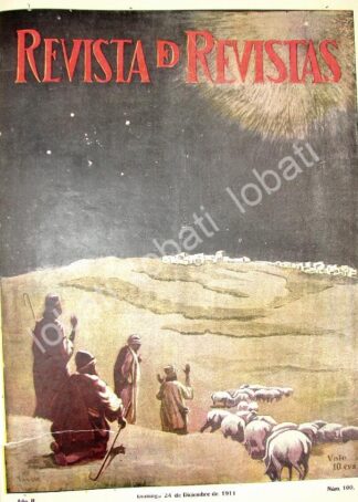 PORTADA ANTIGUA ORIGINAL  1911 NAVIDAD /arte