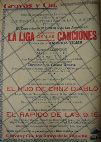 CARTEL RETRO PELICULAS BROVAS Y CIA 1941