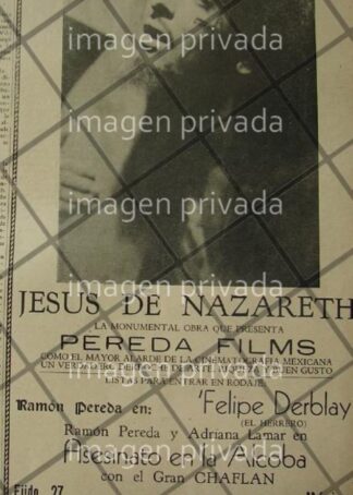 CARTEL RETRO PELICULA JESUS DE NAZARETH 1941