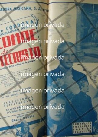 CARTEL RETRO PELICULA CONDE DE MONTECRISTO 1941 6