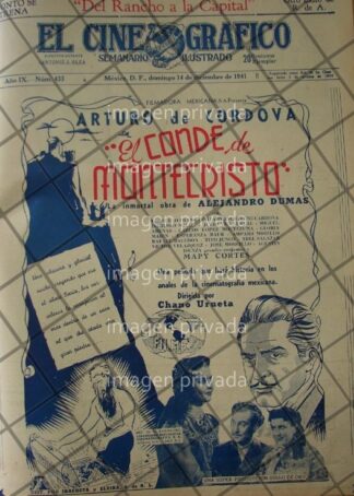 CARTEL RETRO PELICULA EL CONDE DE MONTECRISTO 1941 6