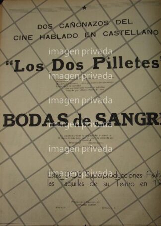 CARTEL RETRO 1941 PRODUCCIONES GONZALO ELVIRA /CINE