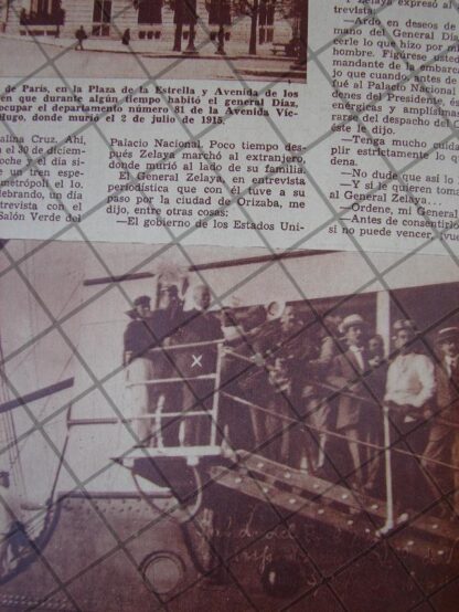 AFICHE ANTIGUO 1939 / 24 ANIV LUCTUOSO DE PORFIRIO DIAZ - Image 3