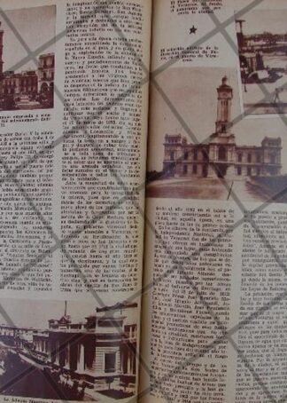 AFICHE ANTIGUO 1939 CD. Y PUERTO DE VERACRUZ, REINA DEL GOLFO