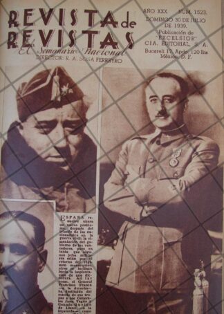 AFICHE ANTIGUO 1939 TRIUNFO Y ASCENSO DE FRANCISCO FRANCO
