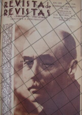 AFICHE ANTIGUO 1939 MUERE FEDERICO GAMBOA IGLESIAS /ESCRITORES
