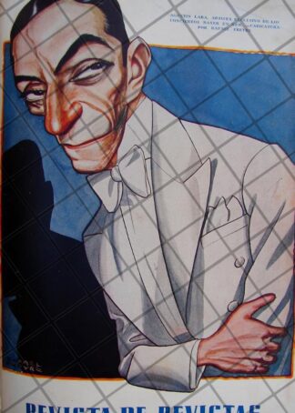 PORTADA ANTIGUA 1939 AGUSTIN LARA, POR: RAFAEL FREYRE