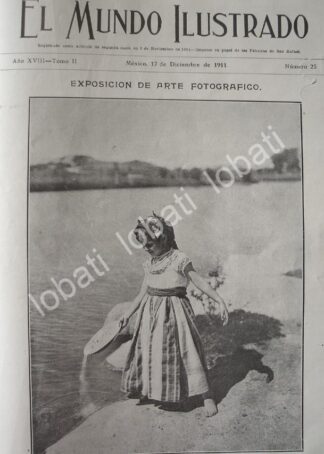 PORTADA ANTIGUA ORIGINAL  1911 FOTOGRAFIA DE GERONIMO HERNANDEZ