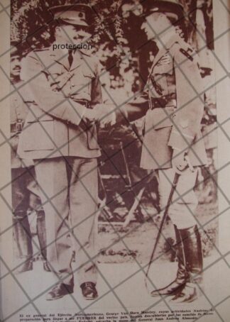 AFICHE ANTIGUO 1939 JUAN ANDREU ALMAZAN Y GEORGE VAN HORN