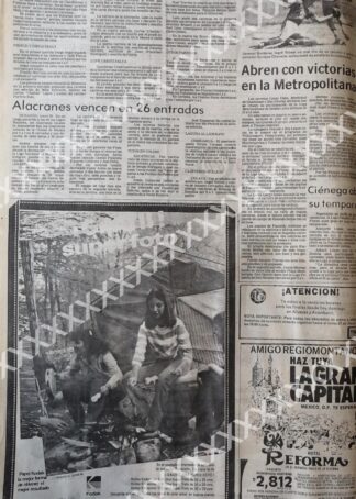 CARTEL ANTIGUO ORIGINAL DE TIENDAS DELLANO 1983 MONTERREY 1