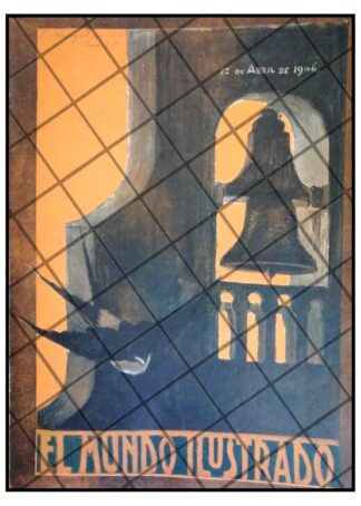 PORTADA ANTIGUA ARTISTICA 1906 CAMPANARIO