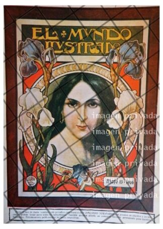 PORTADA ANTIGUA ARTISTICA 1906 DE JOSEPH L. GROSSE