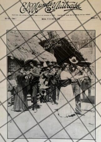 PORTADA ANTIGUA LA VERBENA DE SAN JUAN 1906 D.F