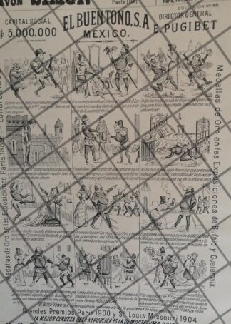 TIRA COMICA ANTIGUA CIGARRERA EL BUEN TONO 1906 /35