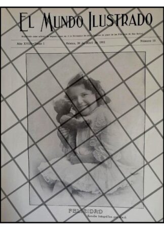 PORTADA ANTIGUA 1911 FOTOGRAFO MARTIN ORTIZ (MACK) FELICIDAD