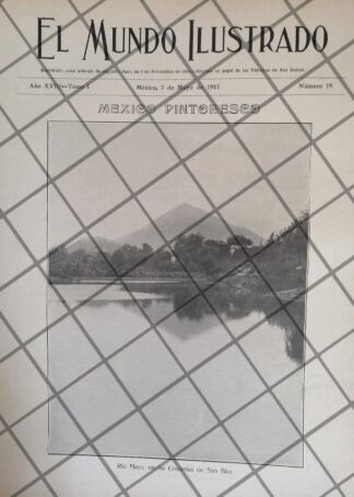 PORTADA ANTIGUA ARTISTICA 1911 RIO MAYO, SAN BLAS, SONORA