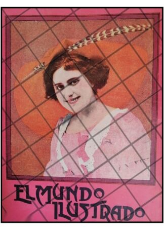 PORTADA ANTIGUA 1911 DAMA DE SOCIEDAD