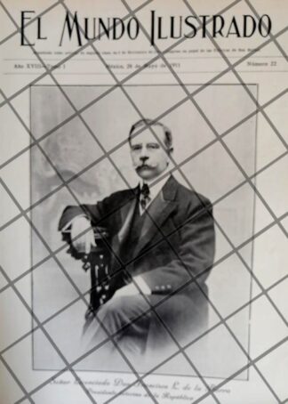 PORTADA ANTIGUA 1911. FRANCISCO LEON DE LA BARRA. P. INTERINO