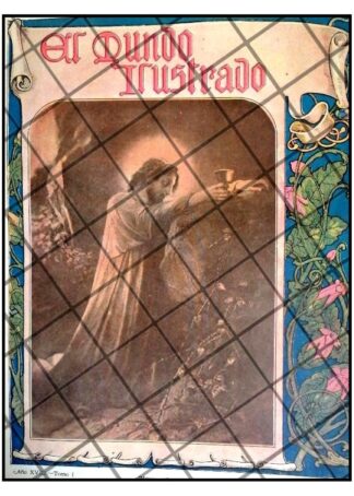 PORTADA ANTIGUA ARTISTICA 1911 JESUCRISTO /ARTE SACRO