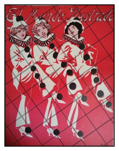 PORTADA ANTIGUA ARTISTICA 1911 DE RAFAEL LILLO, ARLEQUINES