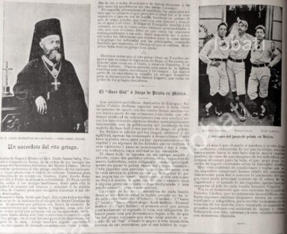 CARTEL ANTIGUO ORIGINAL DE LOS HERMANOS LOBATO, EQUIPO DE BEISBOL 1895 / DPT