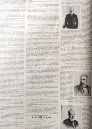 CARTEL ANTIGUO ORIGINAL DE MUERE AGUSTIN CERDAN HERNANDEZ 1895 Y OTRAS NOTAS /PLT