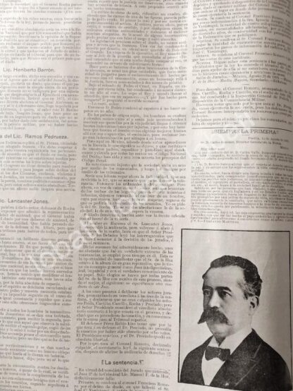 CARTEL ANTIGUO ORIGINAL DE EL DUELO VERASTEGUI - ROMERO 1895 JUICIO Y EVENTOS COMPLETOS /PLT - Image 15