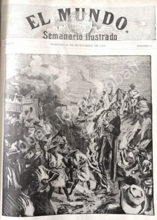 PORTADA ANTIGUA ORIGINAL  1895 GUERRA DE MADAGASCAR-FRANCIA