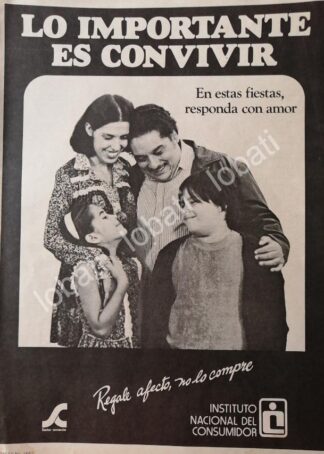 CARTEL ANTIGUO ORIGINAL DE INSTITUTO NACIONAL DEL CONSUMIDOR (PROFECO) 1981 /9
