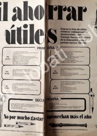 CARTEL ANTIGUO ORIGINAL DE INSTITUTO NACIONAL DEL CONSUMIDOR ( PROFECO) 1980 /7