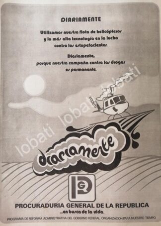 CARTEL ANTIGUO ORIGINAL DE PGR. PROCURADURIA GENERAL DE LA REPUBLICA 1981 /58