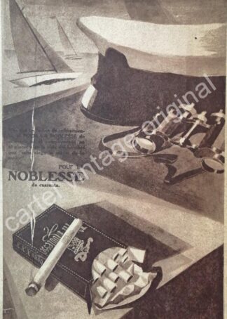CARTEL ANTIGUO ORIGINAL DE CIGARROS POUR LA NOBLESSE. 1928s / RARO