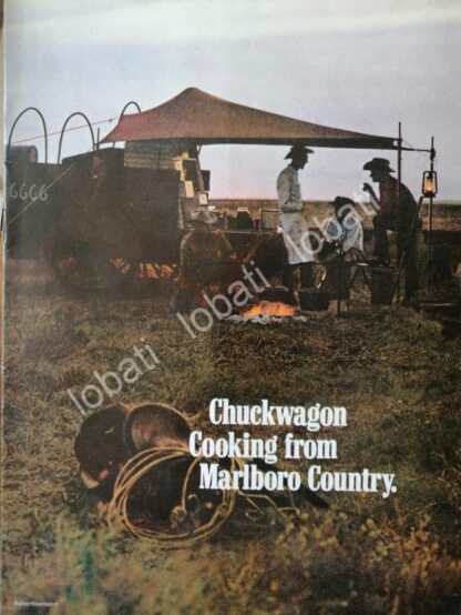 CARTEL ANTIGUO ORIGINAL DE PUBLICIDAD Y RECETARIO PROMOCION MARLBORO 1970 /RARO - Image 6