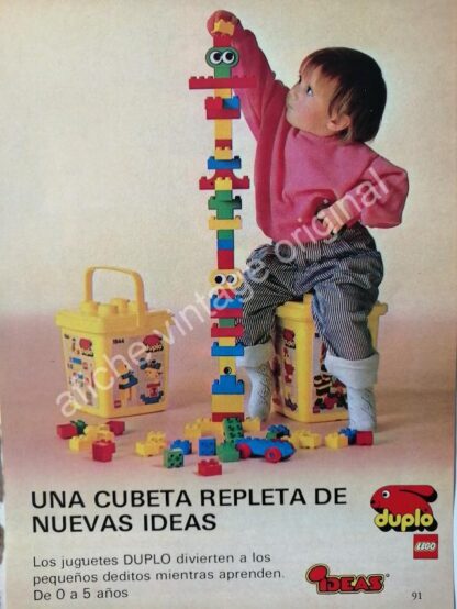 CARTEL ANTIGUO ORIGINAL DE SET DE 8 AFICHES. JUGUETES VINTAGE 1960s-80s - Image 8
