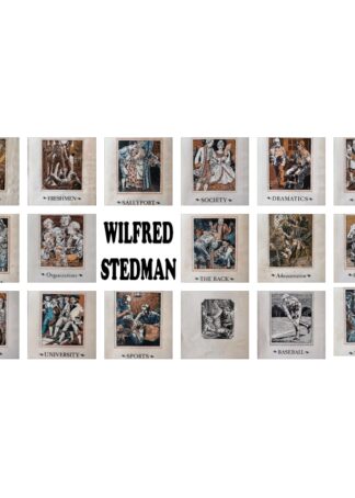 CARTEL ANTIGUO ORIGINAL DE COLECCION 17 DE GRABADOS ANTIGUOS WILFRED STEDMAN 1920s