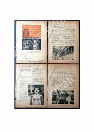 CARTEL ANTIGUO ORIGINAL DE REPORTAJES SOBRE LOS NIÑOS CANTORES DE MORELIA 1959