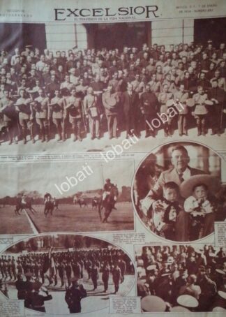 CARTEL ANTIGUO ORIGINAL DE PORTADA DIARIO EXCELSIOR 1934 Y PLUTARCO ELIAS CALLES