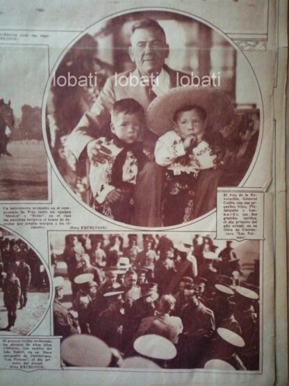 CARTEL ANTIGUO ORIGINAL DE PORTADA DIARIO EXCELSIOR 1934 Y PLUTARCO ELIAS CALLES - Image 2