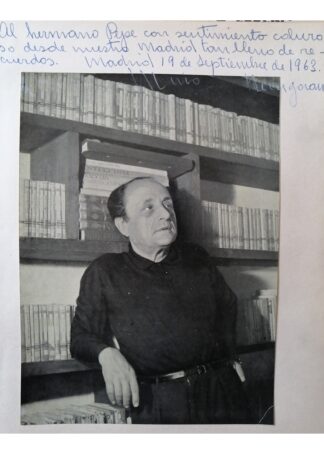 CARTEL ANTIGUO ORIGINAL DE FOTO LITOGRAFIA DE JOSE MINGORANCE, DEDICADA Y FIRMADA 1963