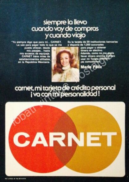 CARTEL ANTIGUO ORIGINAL DE MARIA FELIX Y LA TARJETA CARNET 1979 /FEP CHICO