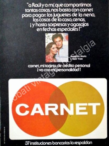 CARTEL ANTIGUO ORIGINAL DE RAUL VALE Y ANGELICA MARIA Y LA TARJETA CARNET 1979 /FEP