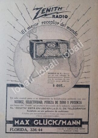 CARTEL ANTIGUO ORIGINAL DE RADIO ATWATER KENT 1920s / 127