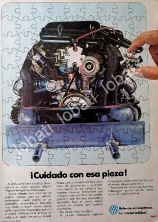 CARTEL ANTIGUO ORIGINAL DE AUTOS VOLKSWAGEN VOCHO 1981 /42