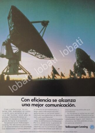 CARTEL ANTIGUO ORIGINAL DE AUTOS VOLKSWAGEN " LEASING" 1979 /22