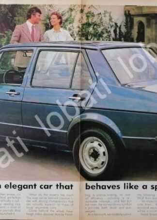 CARTEL ANTIGUO ORIGINAL DE AUTOS VOLKSWAGEN ATLANTIC (JETTA) 1979 1RA EDICION /4