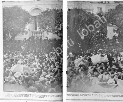 CARTEL ANTIGUO ORIGINAL DE NOTA ANTIGUA FUNERALES DE VENUSTIANO CARRANZA 1920 - Image 2